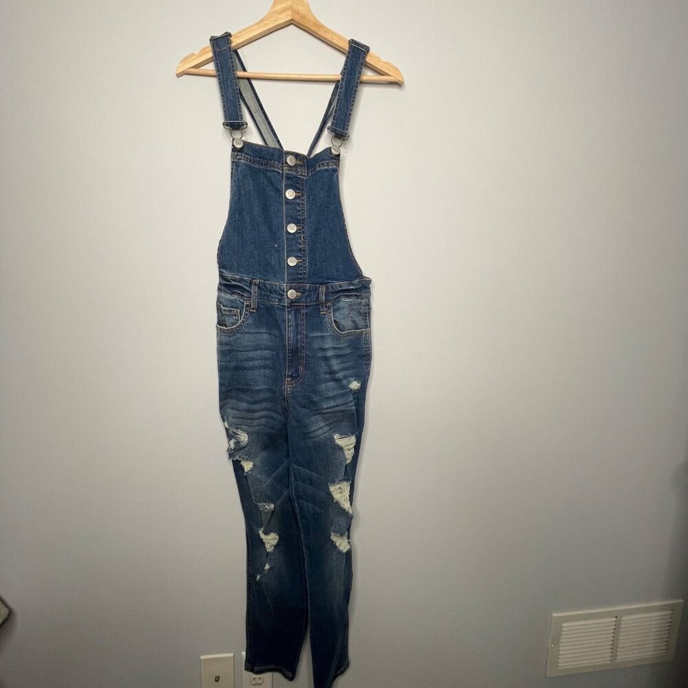 Women’s Aeropostale‎ denim blue jean Overalls